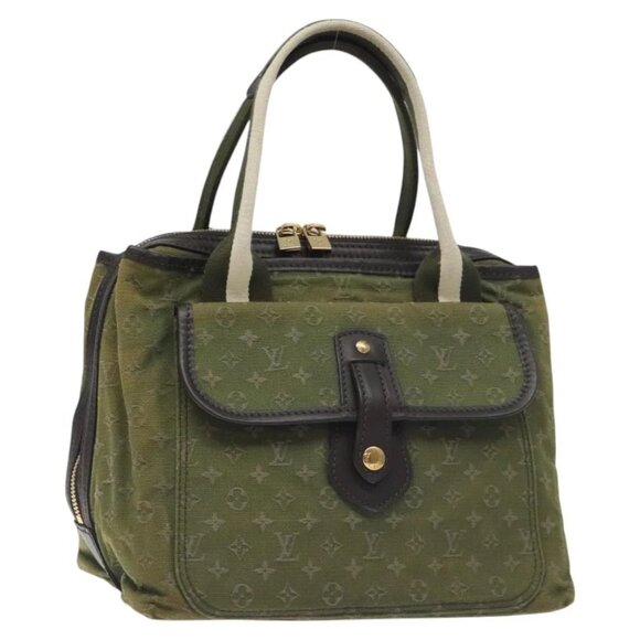 LOUIS VUITTON Monogram Mini Sac Marie Kate Bag TST Khaki M92507 LV Auth BA3527 - Picture 1 of 16